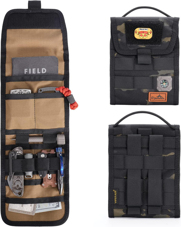 VIPERADE VE12 Taktische Falttasche, Molle Werkzeugtasche, dreifach gefaltete Werkzeugtasche, nützlic