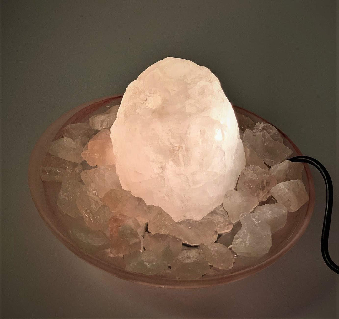 Zimmerbrunnen Leticia Rosenquarz (Schalenfarbe: Rosa)