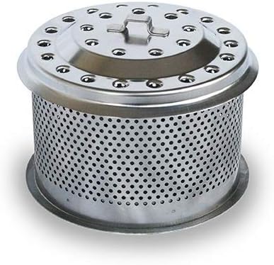 LotusGrill S Small Kompakt Starter-Set Tiefblau der raucharme Holzkohlegrill mit 2,5 kg Buchenholzko