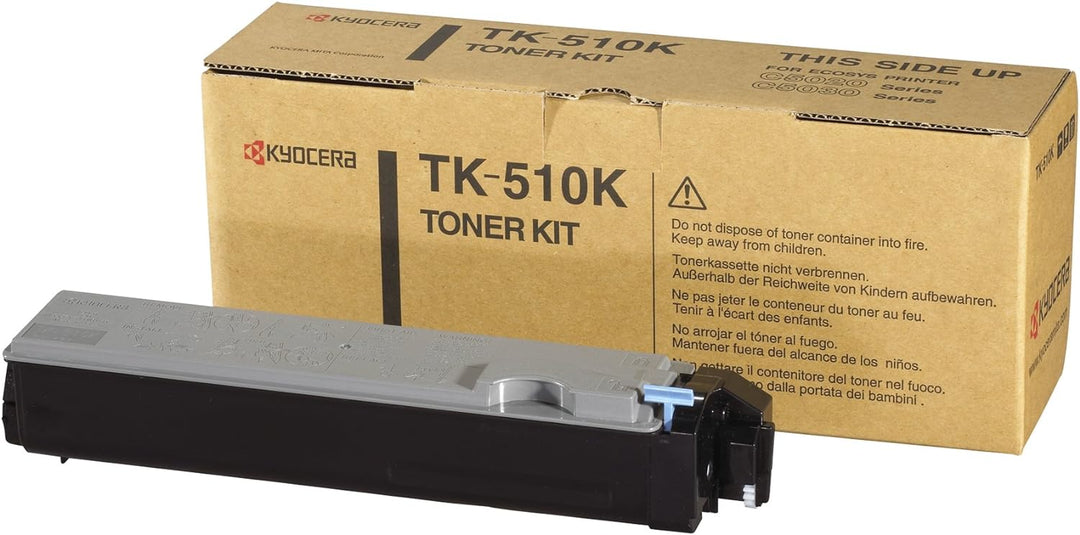 Kyocera TK-510K Schwarz. Original Toner-Kartusche 1T02F30EU0. Kompatibel für FS-C5020N, FS-C5025N, F