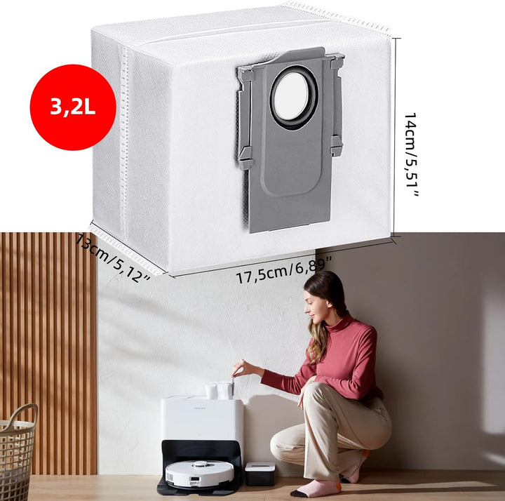 26 Stück Ersatzteile Set für Roborock S7 Pro Ultra, S7 MaxV Ultra Zubehör Kit: 2 Hauptbürste, 1 Selb