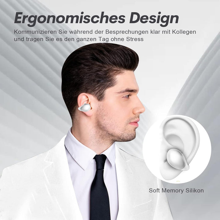 Open Ear Kopfhörer kabellos Bluetooth Luftleitung Knochenschall Sportkopfhörer Wireless Ear Clip Bon