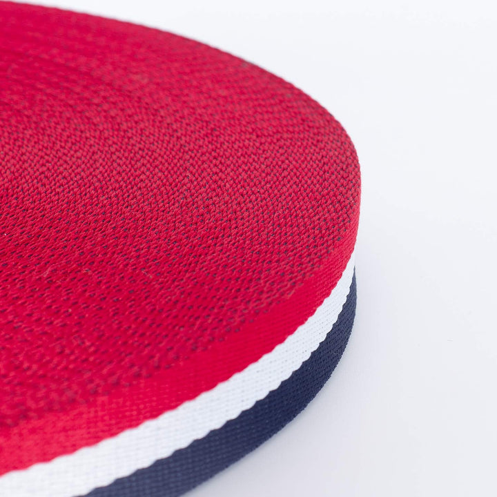 182 Meter x 50mm Polyester - 1,3mm Stark - Mehrfarbiges Gurtband aus Polyester - 182 Meter (200YD=4x