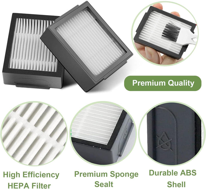 AiLomey Ersatzteile für iRobot e/i/j Serie, Ersatz Zubehör für Roomba i7 i7+ i3 i3+ i4 i4+ i6 i6+ i8