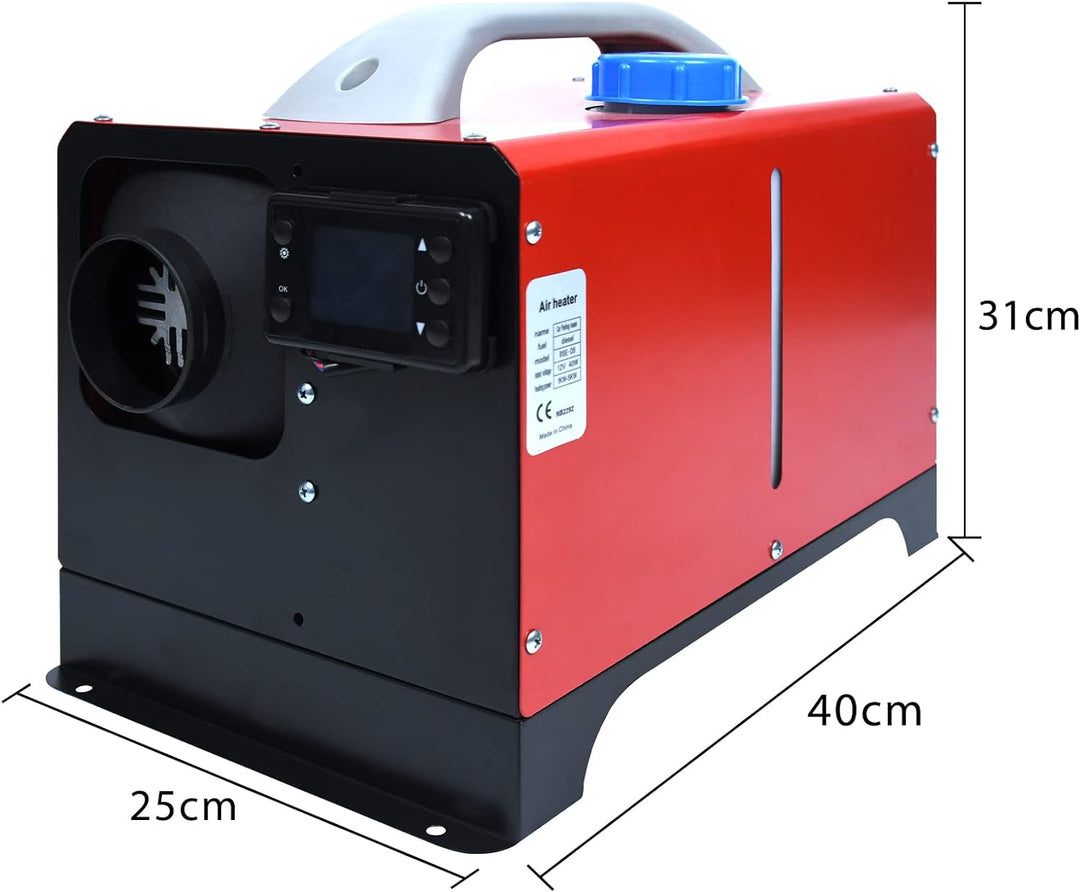 NAIZY Dieselheizung 12V 8KW Diesel Standheizung Lufterhitzer Air Diesel Heizung mit LCD-Bildschirm &