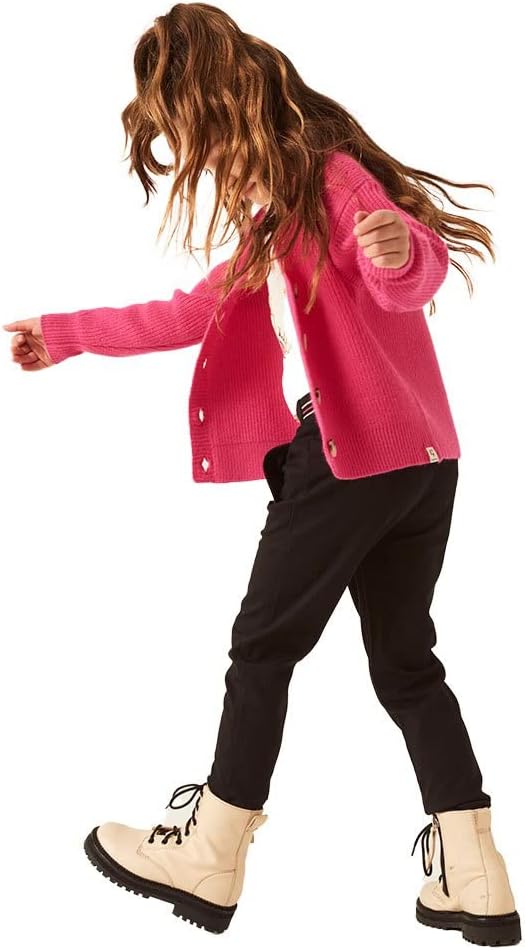 GARCIA Mädchen Cardigan Knit Pullover 110 Pink Peacock, 110 Pink Peacock