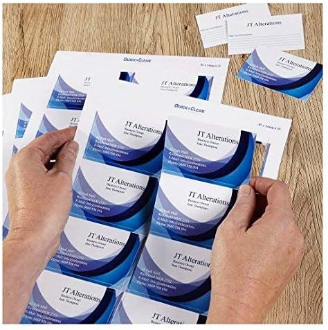 Visitenkarten Avery 85x54mm 260gr White 25 Blatt 8 Karten pro Blatt Einzelbett, Einzelbett