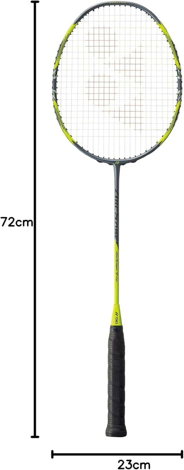 Yonex Arcsaber 7 Play Badmintonschläger, Grau/Gelb