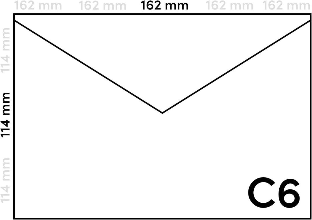 Netuno 500x Briefumschlag Algen-Grün DIN C6 114x 162 mm 120g Keaykolour Sequoia Briefkuvert nasskleb