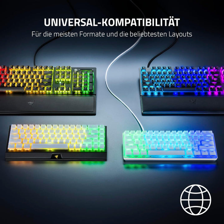 Razer Phantom Tastenkappen-Upgrade-Set - Fast unsichtbares Pudding-Design für durchscheinende RGB-Be