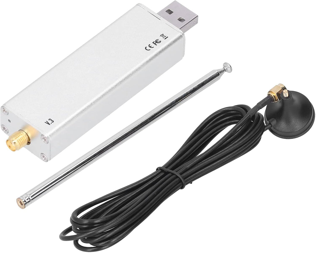 RTL SDR R820T2 V3 RTL2832U Tuner + Antenne + Antennenbasis-Kit FüR Radio-Scanning