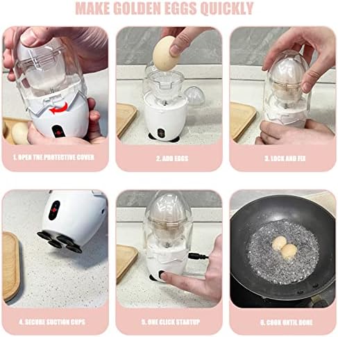 Elektrischer Egg Scrambler Shaker, Eiweiss- und Eigelb-Spinnmixer Egg Scrambler Electric Golden Egg