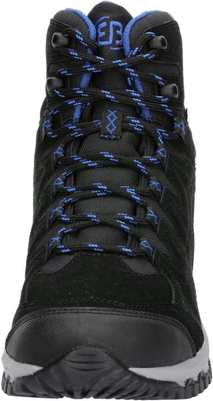 Brütting Herren Mount Shasta High Traillaufschuh 47 EU Schwarz Blau, 47 EU Schwarz Blau