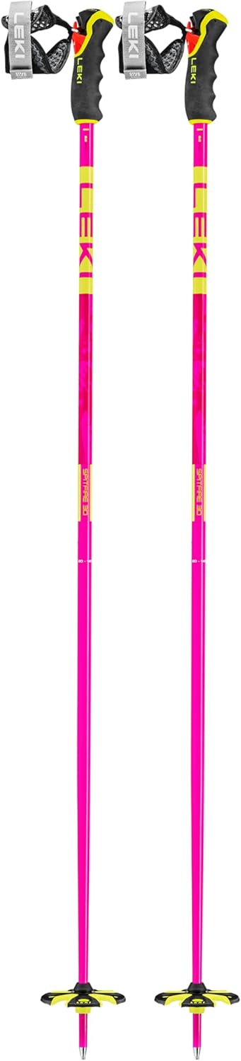 LEKI Spitfire 3D Skistöcke neonmagenta-neonyellow-berry 120, neonmagenta-neonyellow-berry 120