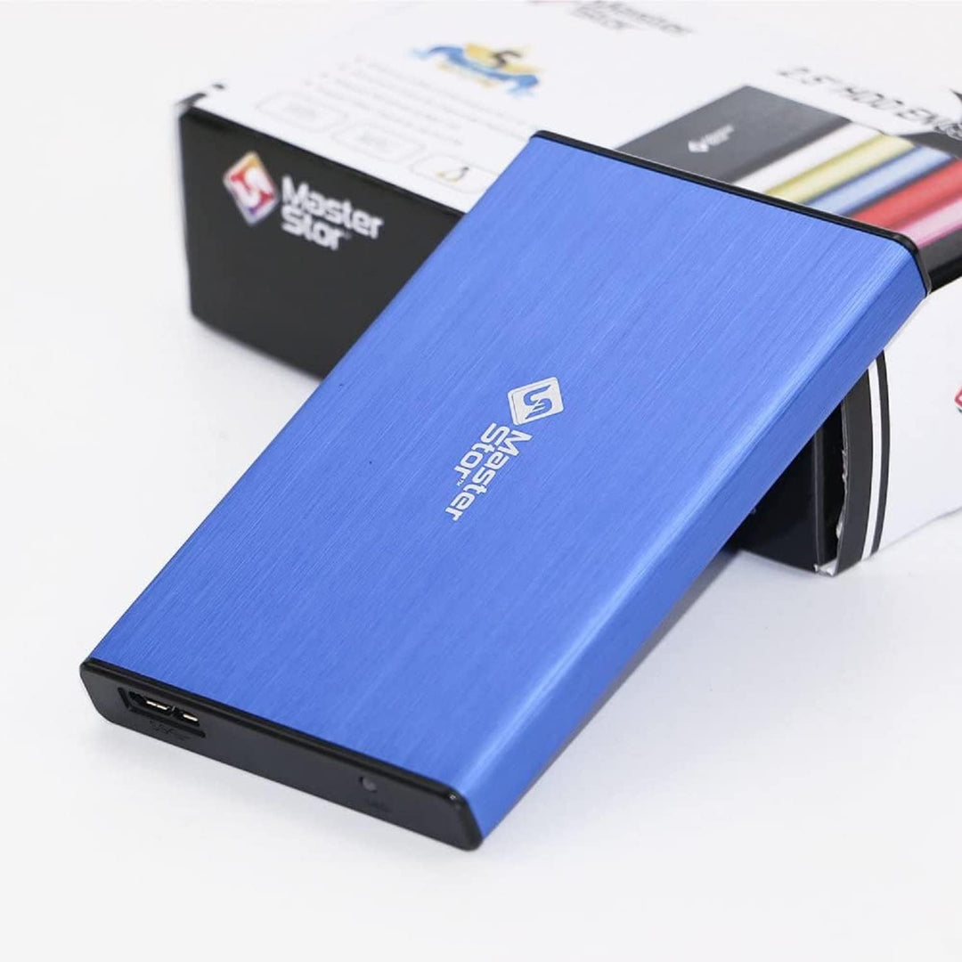 MasterStorb Externe Festplatte, USB 3.0, superschnell, 6,35 cm (2,5 Zoll), SATA-Laptop-Festplatte, t