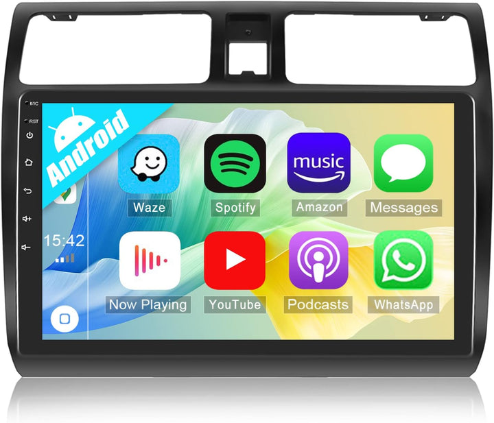 CAMECHO Android 13 Autoradio für Suzuki Swift(2003-2010), Wireless Carplay Wireless Android Auto, 10