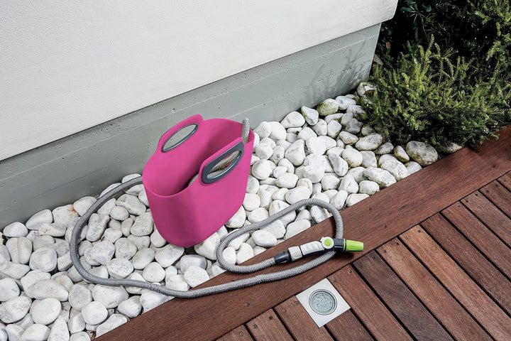 G.F. GF Garden Aquapop 30 Ausziehbarer Gartenschlauch, 30 Meter, gebrauchsfertig, mit praktischer Ta