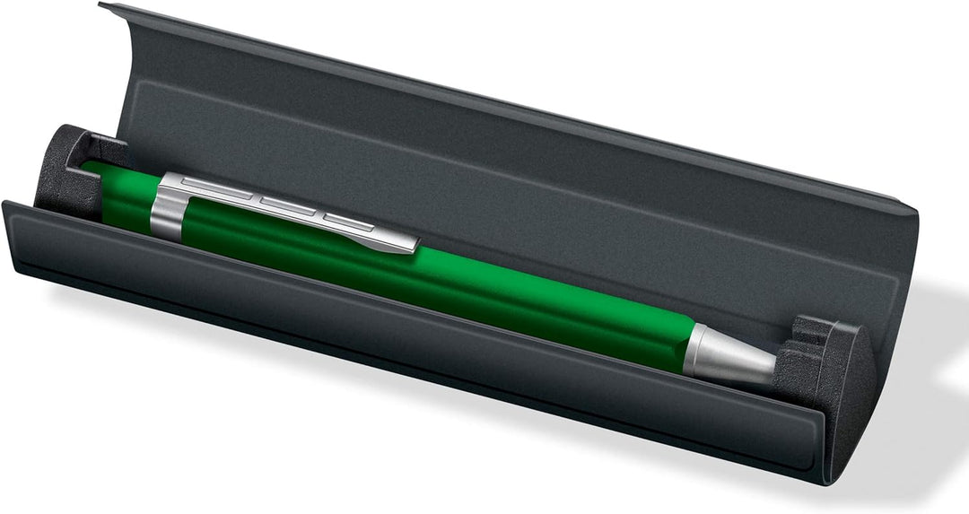 STAEDTLER TRX 766TRX5 07ST Drehbleistift (ergonomische Dreikantform, matte samtweiche Aluminium-Ober