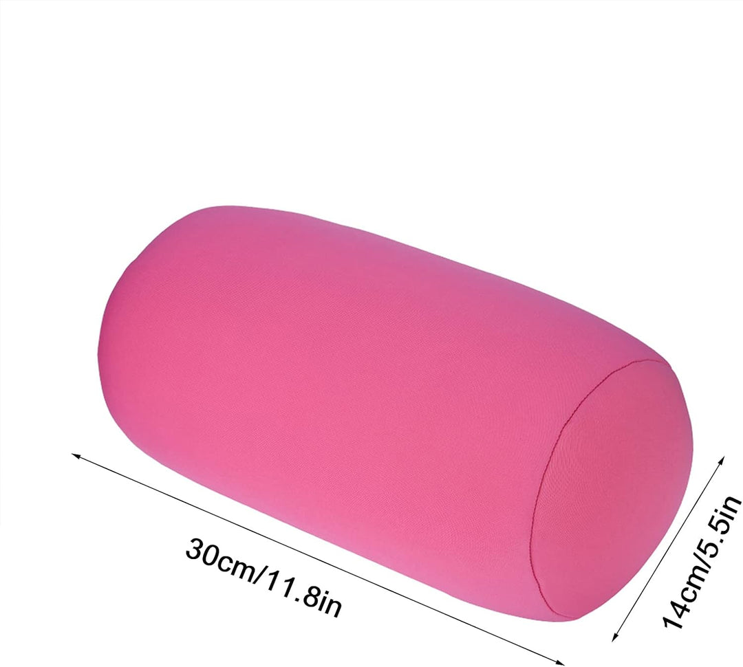 Tomotato Mini Mikroperlen Kissen, Zylindrisches Nackenrolle, Bequemes Rollenkissen, Rohrkissen, Kiss