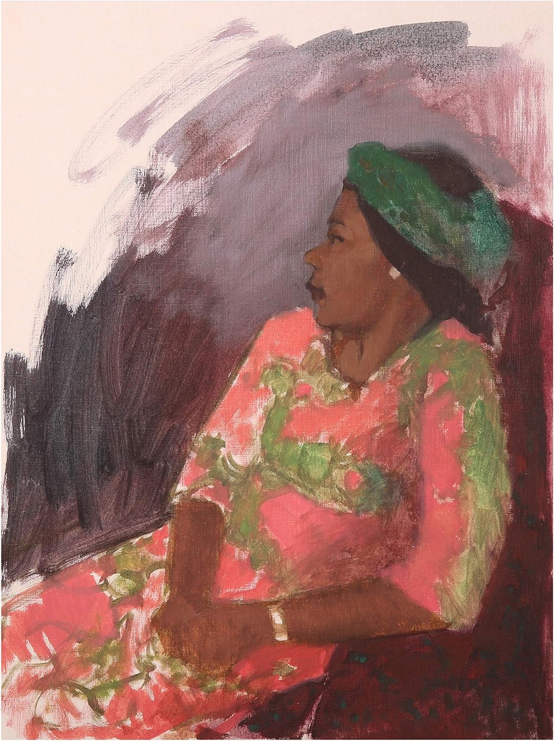 Clairefontaine 975822C Ölpapier (Block mit 12 Bögen, 240g, mit Leinenstruktur, 20 x 40cm) 1 Stück, w