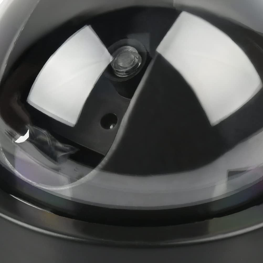 DODUOS 4 Stück Dummy Sicherheits Dome Kameras, Attrappe Kamera CCTV Dummy Überwachungskamera mit Rot