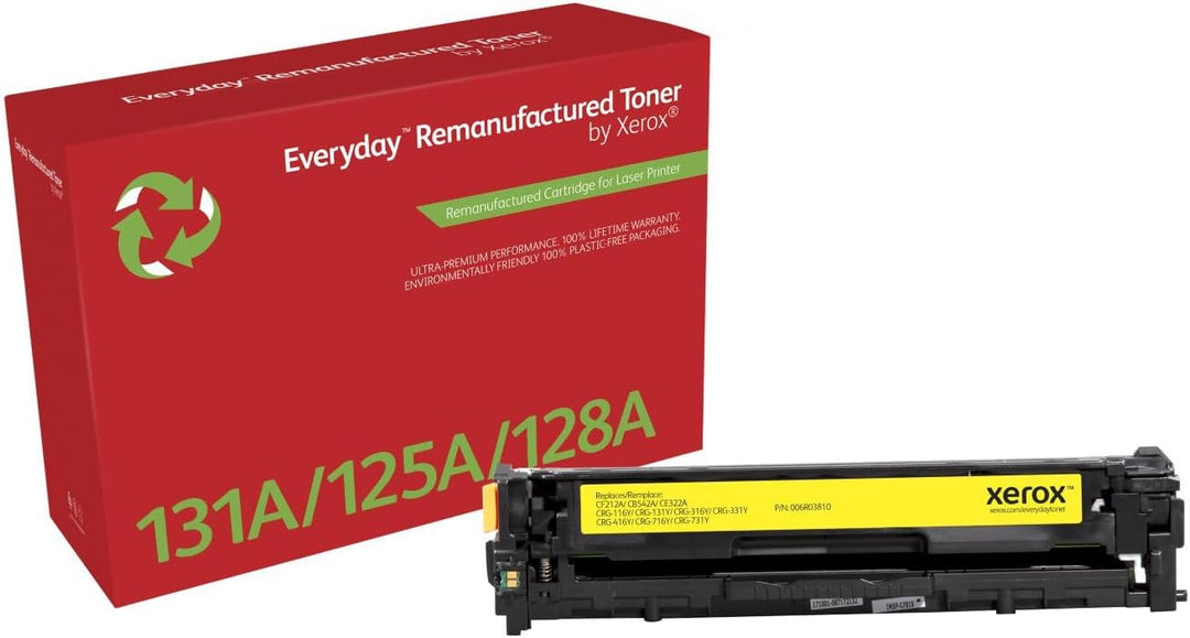 Xerox Laser Toner Everyday 006R03810 Yellow Ersatz für HP CB542A CE322A CF212A Canon CRG-131Y divers