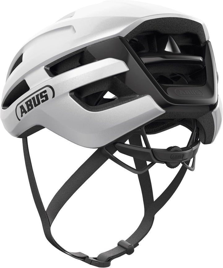 ABUS Rennradhelm PowerDome - leichter Fahrradhelm mit cleverem Belüftungssystem und aerodynamischem