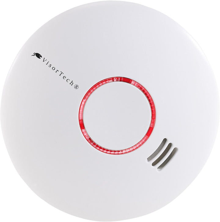 VisorTech Hitzemelder: Vernetzbarer Funk-Hitze- und Rauchwarnmelder RWM-460.f, 85 dB, 3er-Set (Rauch