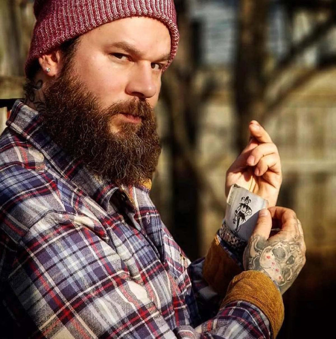 Dubinik® Flanellhemd Herren Kariert Flanellhemden Langarm Casual Button Down Freizeithemd Mit Brustt