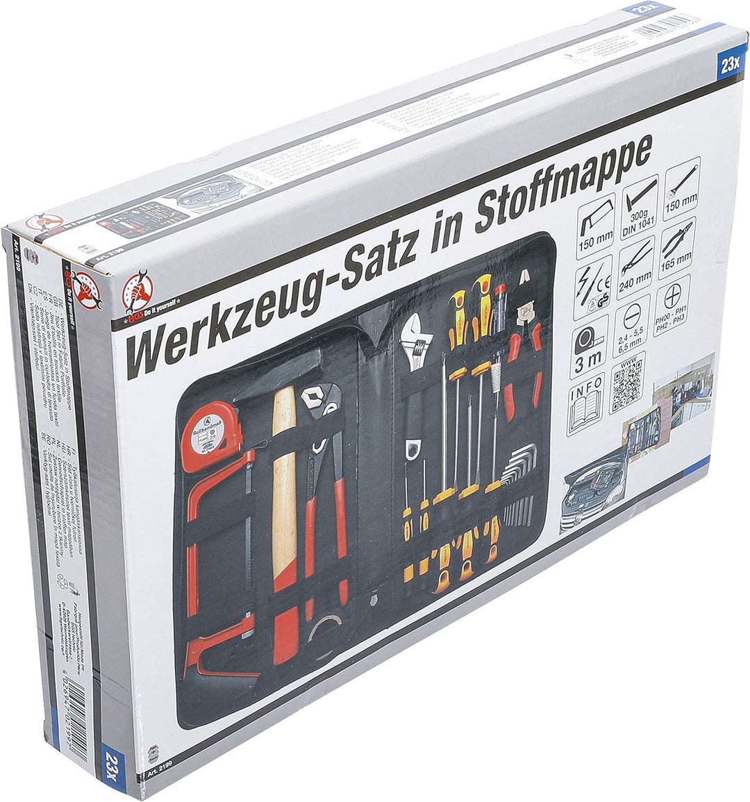 BGS Diy 2199 | Werkzeug-Satz | 23-tlg. 23-tlg. | Variante B, 23-tlg. | Variante B