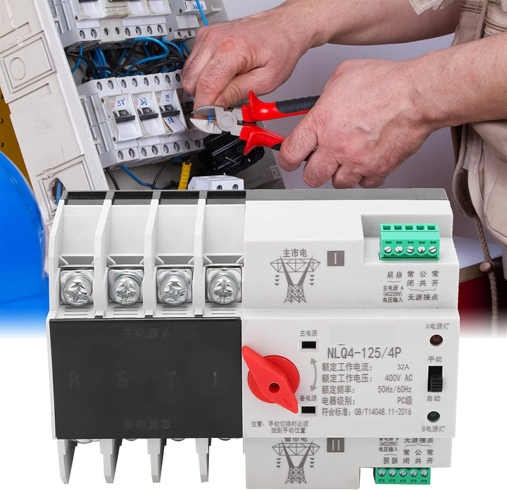 Automatischer Transferschalter, 400 V 4P 3-Phasen 4-Leiter Unterbrechungsfreier Stromsteuerungs-Leis