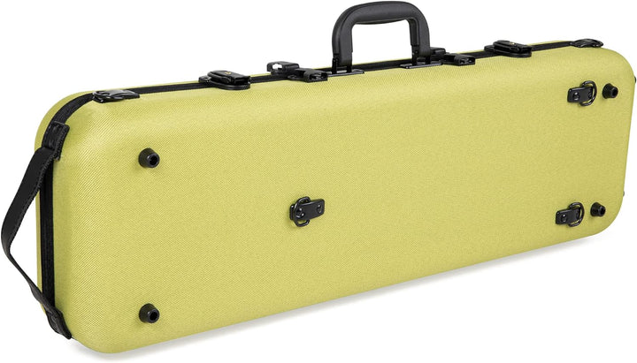 Violinkoffer BIO A 4/4 mit Notentasche, Seitengriff, verstellbare Halsauflage Farbe: limette, limett