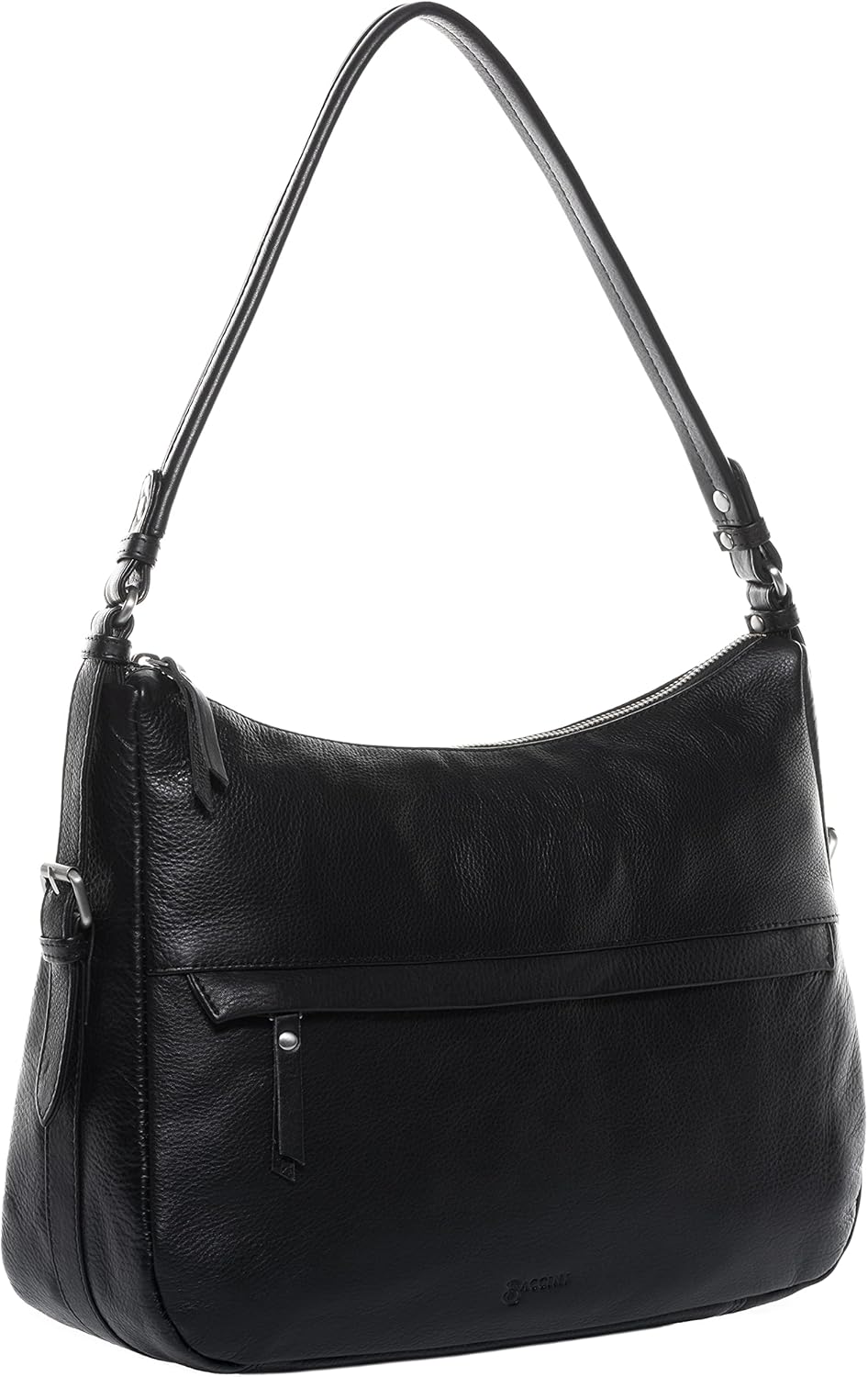 BACCINI Schultertasche echt Leder - Handtasche ROSA - Umhängetasche Damentasche - Ledertasche Damen