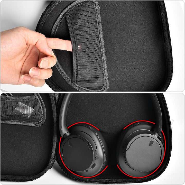 Schutzhülle kompatibel mit Sony WH-CH720N Noise Canceling Wireless Kopfhörern Bluetooth Over The Ear