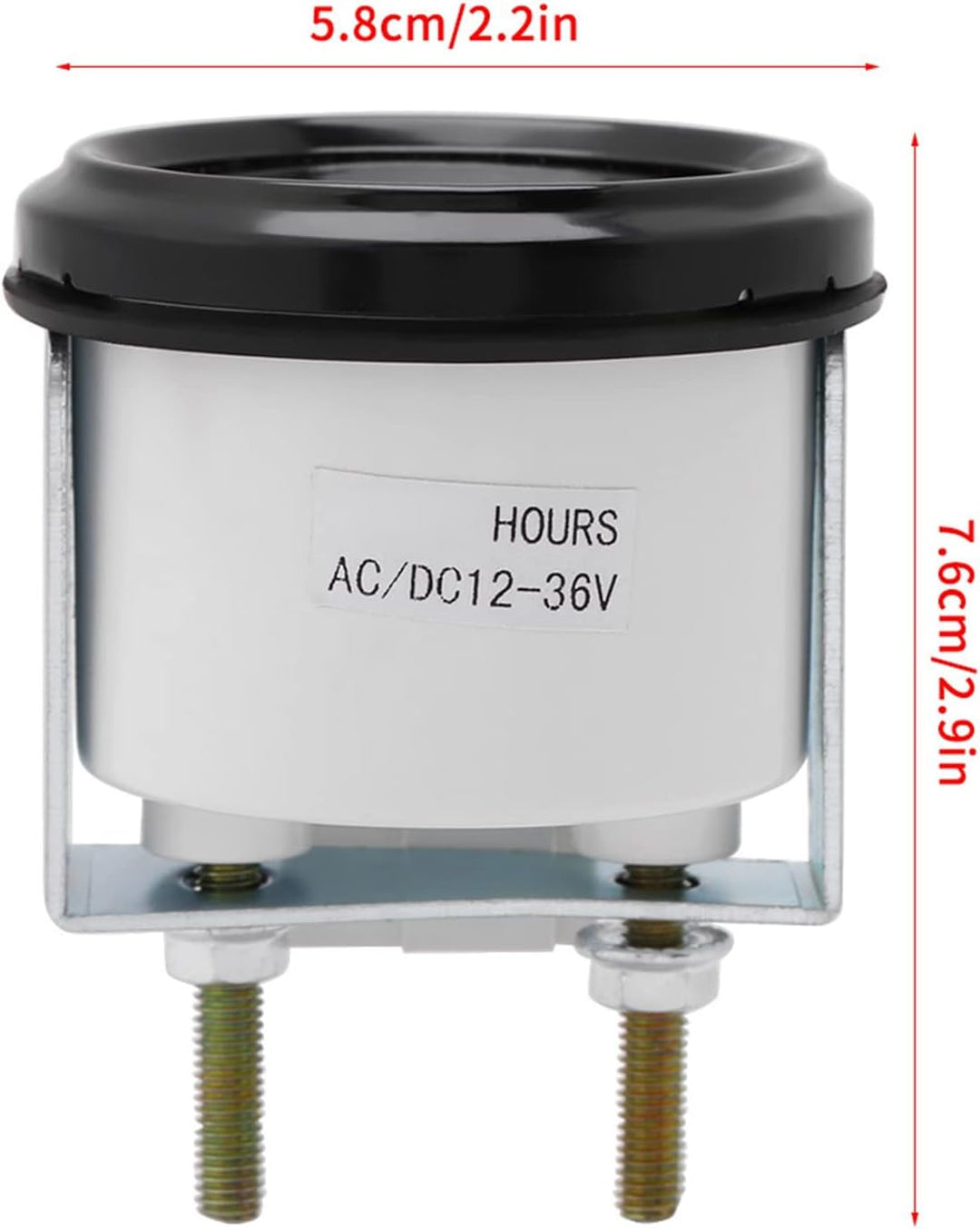 AC/DC 12V-36V Mechanische Betriebsstundenzähler für Boot Auto ATV Schneemobil Rasenmäher Traktoren F