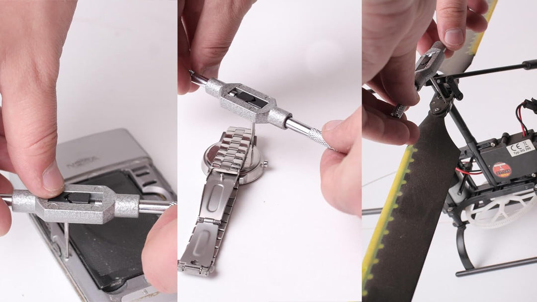 GSR PROFI Miniatur-Gewindeschneidsatz, 30-teilig, metrisch, Geschwindeschneider Set HSS-G, M1-M2,5 G