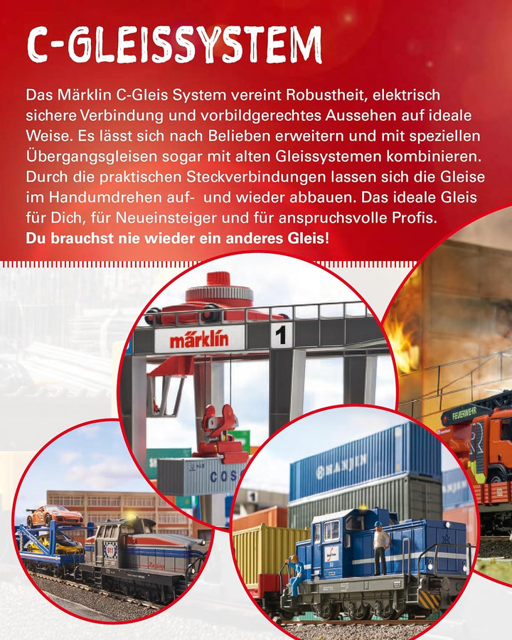 Märklin Start up 24900 - C-Gleis Ergänzungspackung C1, Modelleisenbahn Spur H0