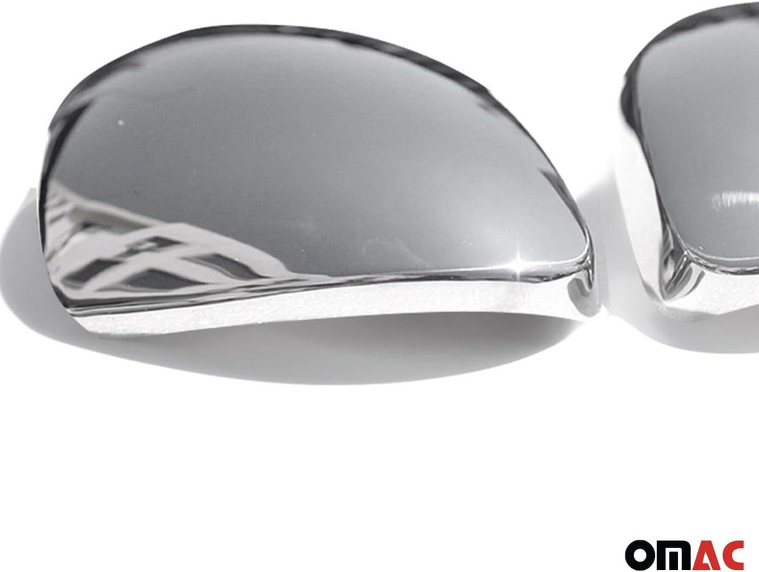 Spiegelkappen Spiegelabdeckung für Tiguan 2007-2016 2 tlg Spiegelblenden aus Edelstahl Chrom