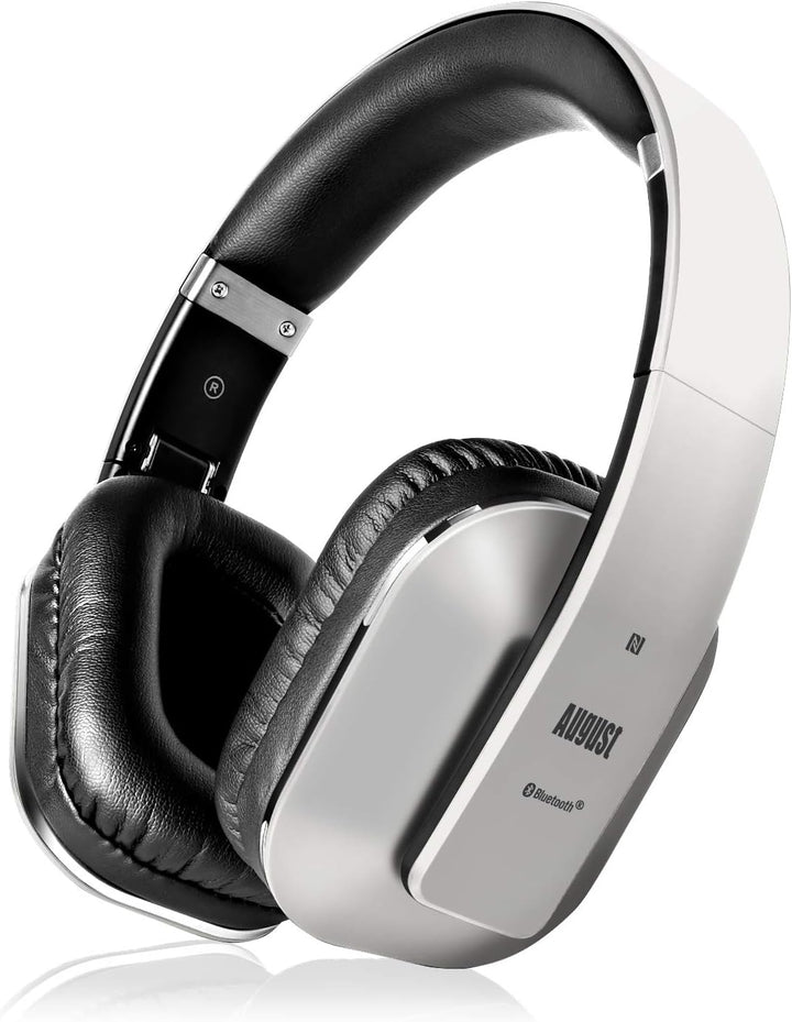 August EP650 - Bluetooth Kopfhörer v4.2 NFC mit aptX Low Latency - Stereo Over Ear Headphones mit Au