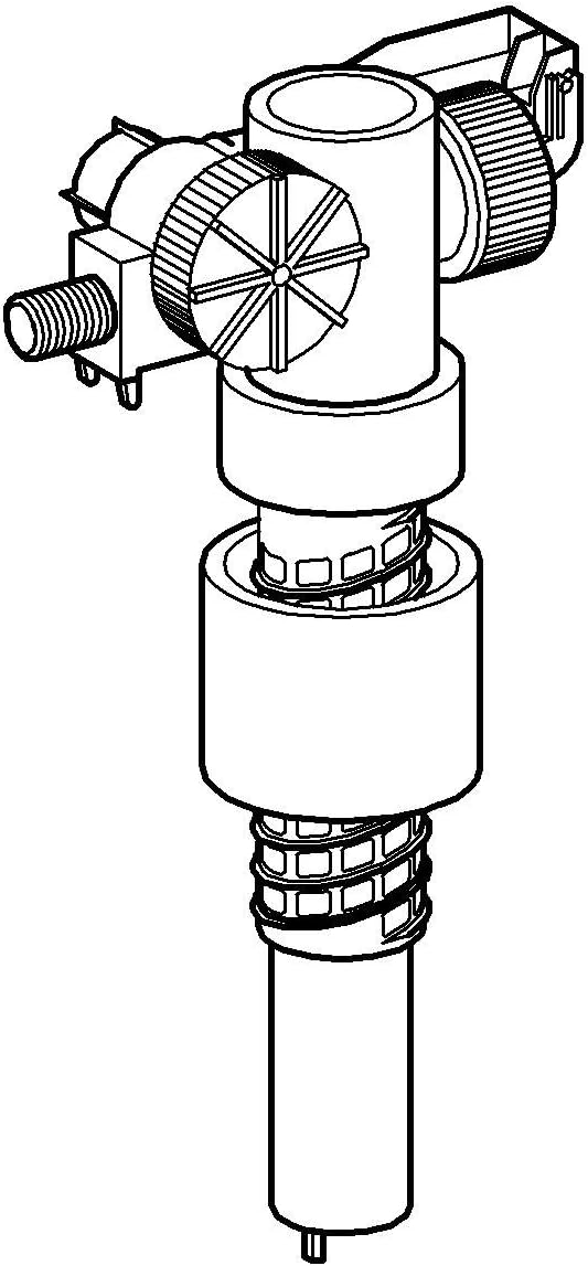 GROHE Servo - Ablaufventil (Spülung unterbrechbar, ohne Ventilsitz), 43486000 & Sanitärsysteme - Fül