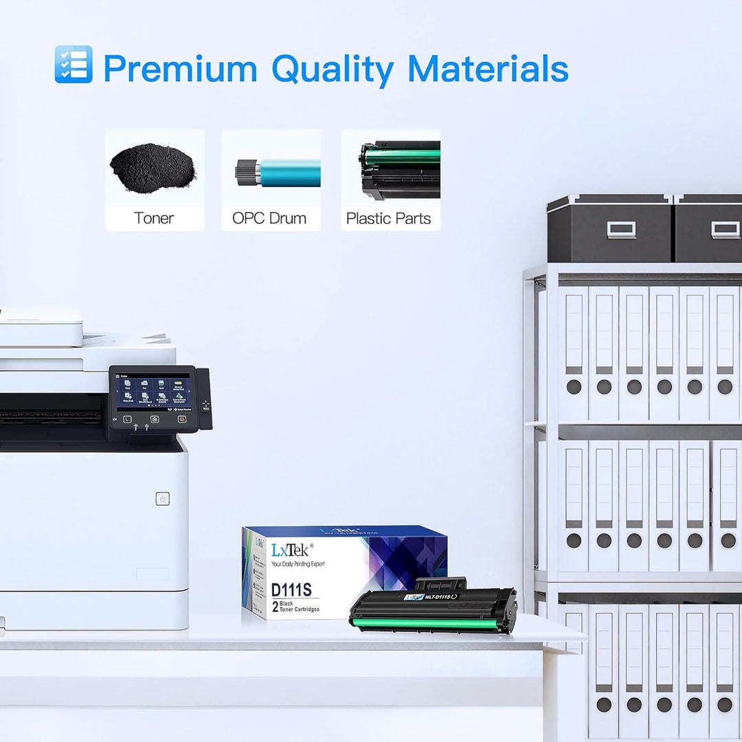LxTek MLT-D111S Toner Kompatibel für Samsung MLT-D111S MLT-D111L D111S D111L für Samsung Xpress M207