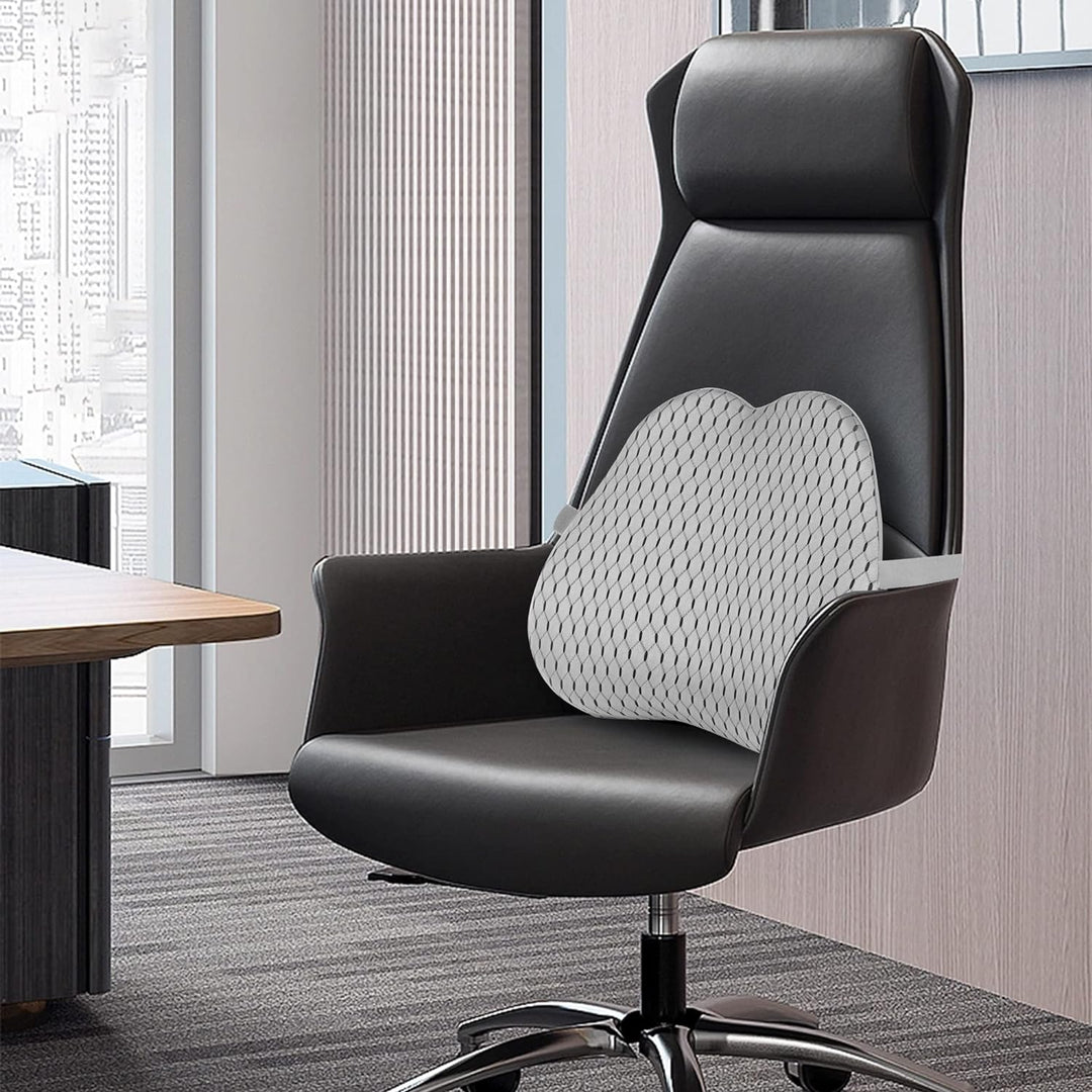 Livtribe Rückenkissen,Memory Foam Lendenkissen Auto,Ergonomisches Lendenwirbelstützkissen für Bürost
