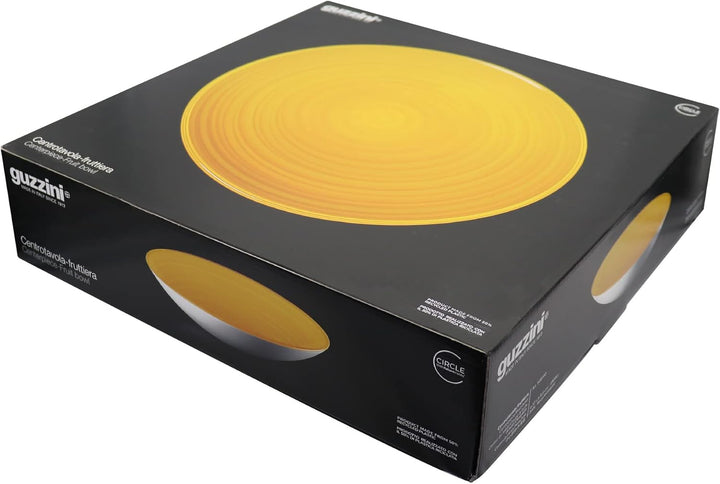 Guzzini - Twist, Schale/Obstplatte - Gelb, Ø 37 X h8,5 cm | 4600cc - 108700151 One size Yellow, One