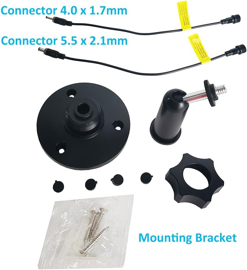GardePro SP350 Wildkamera-Solarpanel mit wiederaufladbarem Akku, 12V/1 A, 9V/1,3 A, 6V/2 A, Stecker