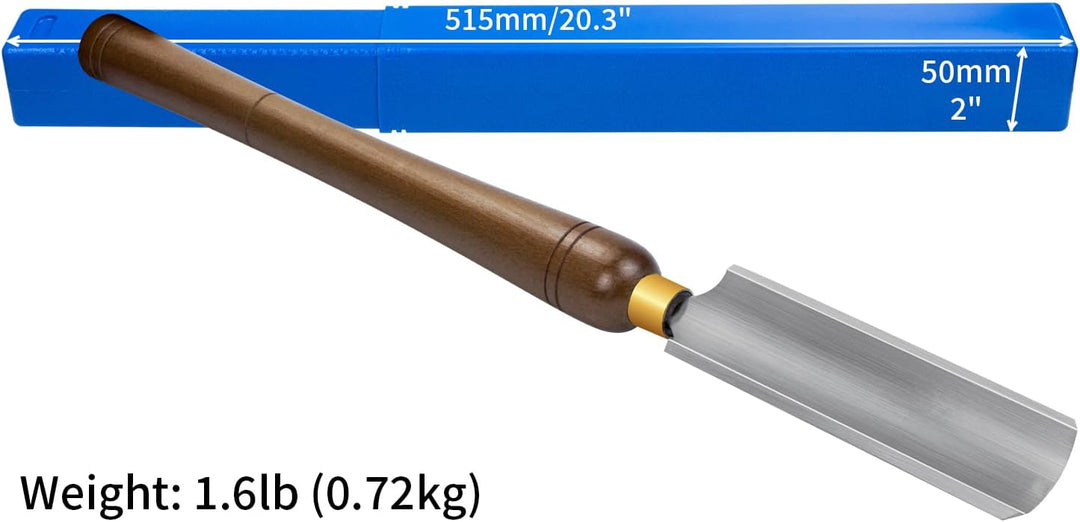 DEEFIINE Drechseleisen Set, HSS Drechselmesser im Holzkoffer, Drechselwerkzeug für Holz, 2 Zoll HSS