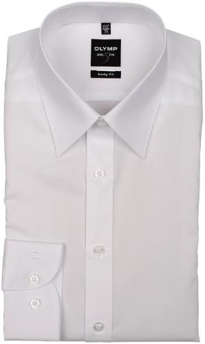 OLYMP Level Five Body fit Hemd extra Langer Arm Stretch weiss 39 Weiss, 39 Weiss