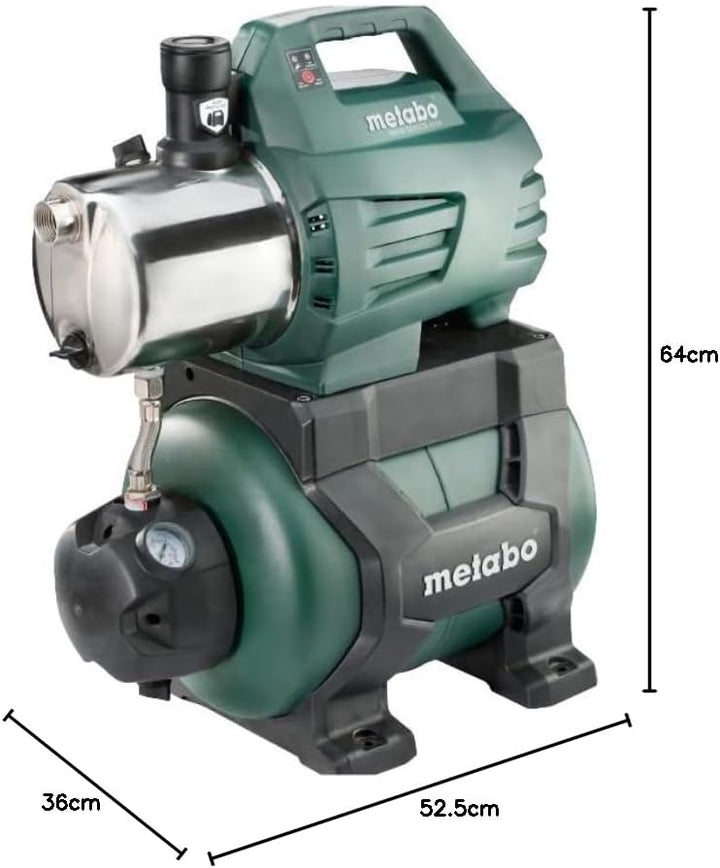 Metabo Hauswasserwerk HWW 6000/25 Inox (600975000) Karton, Nennaufnahmeleistung: 1300 W, Max. Förder