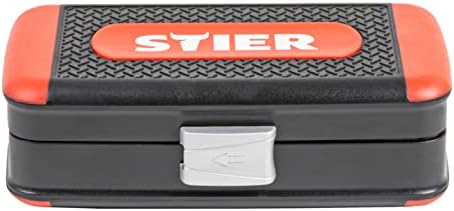 STIER Steckschlüssel- und Bit-Satz, 38-teilig, Umschaltknarre 1/4 Zoll, Sechskant-Steckschlüsseleins