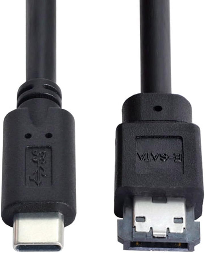 xiwai USB-C auf Power Over eSATA DC5V Adapter USB 3.0 auf HDD/SSD/ODD eSATAp Konverter