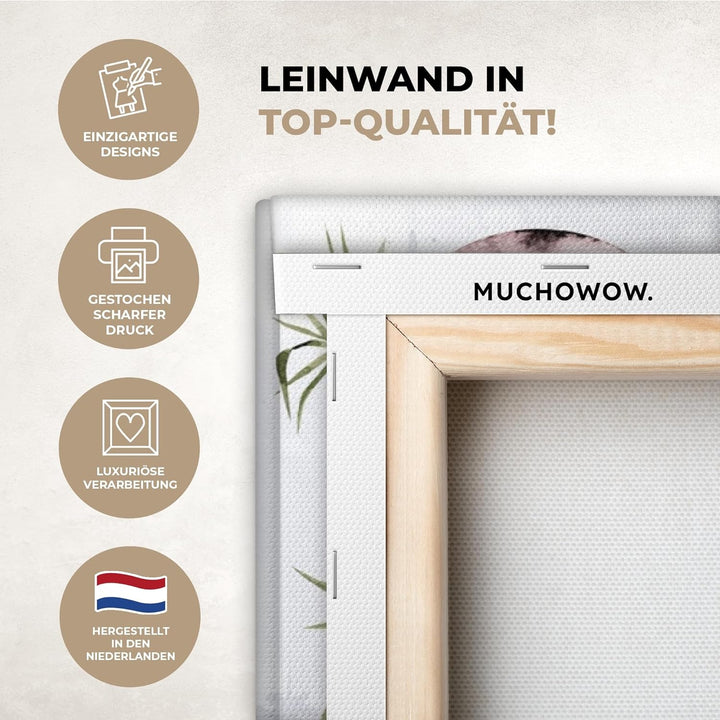 MuchoWow© Leinwandbild Gross 120x80 cm XXL Dekoration Wohnzimmer Bilder Aufhängen Wall Decoration Li